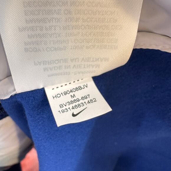 NIKE Aerolayer Multi Running Vest Colorblock Quilted Mock Neck Full Zip Medium M - Picture 8 of 8